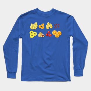 Dried Fruits Colorful Long Sleeve T-Shirt